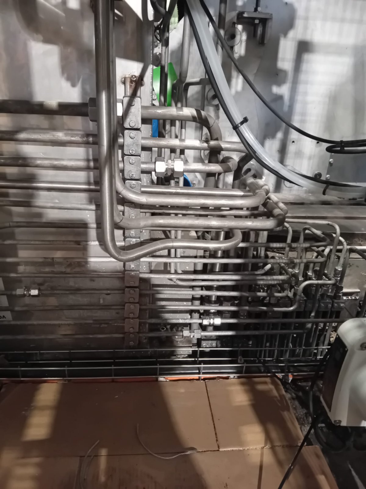 Tubagem de instrumentação em obra